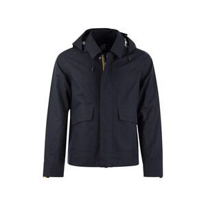 K-WAY Men's Full-Zip Hooded Jacket Men BLUE Outerwear